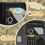 Topika Kids Money Safe ATM Piggy Bank with Password Lock&Face ID Simulation