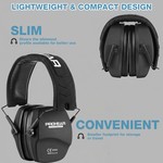 PROHEAR Slim Shooting Ear Protection Earmuffs with NRR 26dB Noise Reduction