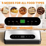 Topika Food Vacuum Sealer Machine With UV Light And Built-In Cutter