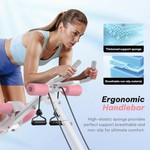 Topika - Ab Machine, 5-Level Adjustable Ab Trainer With LCD Counter
