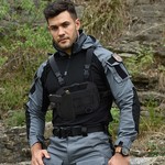 Topika - Tactical Chest Bag Crossbody Backpack with Gun Holster for Men