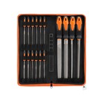 Topika 17pcs File Tool Set with Case, Woodworking Metal Sanding Set