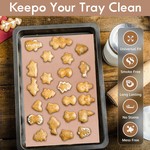 Topika Teflon Baking Sheets 60x80cm, Non-Stick Oven Liners, Large, Cuttable