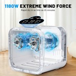 Topika Pet Dryer Box 70L Dog Hair Dryer with Dual Motor