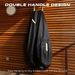 TopikaAuto - 4 Sizes Motorcycle Cover Waterproof Outdoor Heavy Duty 210D PU