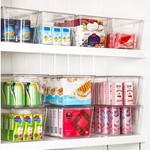 Topika 6Pcs Clear Storage Containers With Lid For Food Storage Isolate Odor