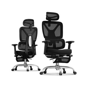 Topika Pro 200 - Ergonomic Chair With Footrest, Adjustable Lumbar Support
