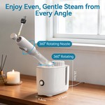Topika Nano Facial Steamer with 360 Rotating Nozzle for Home Spa Skincare