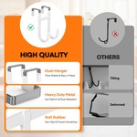 Topika-Door Hooks Over Door Hanger,Stainless Steel Hooks For Hanging Items