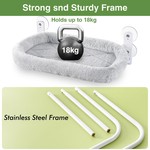 Topika - Foldable Hammock Bed for Cats,Cat Window Perch with Suction Cups