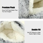 Topika Hooded Cat Cave Bed with Waterproof Non-Slip Base & Cozy Plush