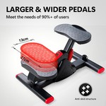 Topika Twist Stepper Machine with Resistance Bands, Mini Home Gym Stepper