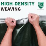 Topika - Heavy Duty PVC Waterproof Tarp Tent Cover, 3 Size Cover