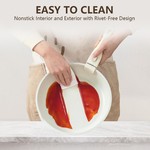 Topika - Nonstick Pots and Pan Set with Detachable Handle Space-Saving