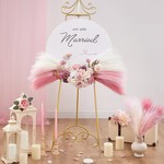 Topika Dried Pampas Grass Decor Artificial Flower for Home Decor 30pcs pink