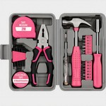 Topika 24 Pcs Household Tool Kit Set - Compact Hand Tool Box for Home DIY