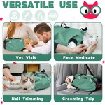 Topika - L size Cat Travel Bag, Cat Carrier Bag Portable Carrier with Strap