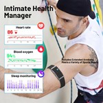 Topika - Screen-Free Smart Wristband, Fitness Tracker With Extra Strap