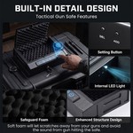 Topika - Electronic Gun Safe For Handgun, Biometric Pistol Lock Box