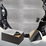 Topika - Car Sound Deadening Mat 28pcs 5mm Aluminium Bonnet Heat Shield