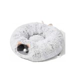 Topika Large Cat Donut Tunnel Warm And Cosy Design Plush Cave Detachable