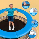 TopikaTrampoline for Kids with Enclosure, Gymnastics Bar & Toy, 140cm