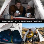 Naturehike 2 Man Tent Waterproof, Two Person Tent For Camping, Cloud Up Pro