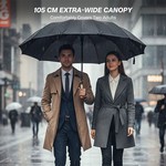 Topika Automatic Umbrella Large Foldable Windproof & UV-Resistant