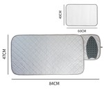 Topika Portable Heat Resistant Travel Ironing Pad with silicone iron rest