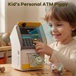 Topika Kids Piggy Bank ATM Money Safe with Card & Password