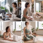 Topika Nano Facial Steamer with 360 Rotating Nozzle for Home Spa Skincare