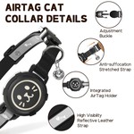 Topika Airtag Cat Collar, Cat Collar Airtag Holder, Kitten Collar