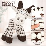Topika Stuffed Dog Plush Toys, Dog Squeaky Toy, Dog Soft Toys 3pack