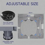 Topika Washing Machine Stand with Wheels, Adjustable Multi Functional Base