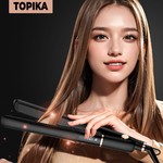Topika - Flat Iron Hair Straightener 2 in 1, Adjustable Temp 150 -230