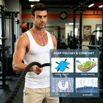 Topika - Compression Vests For Men Men Seamless Shaper Vest Tummy Control