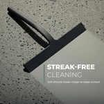Topika - Shower Squeegee And Window Cleaner, Shower Cleaning Tool With Hook