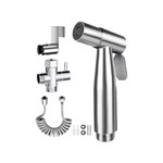 Topika - Bidet Sprayer Handle for Toilets, Handheld Spray Kit, SS Finish