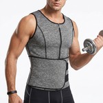 Topika - Shape Vests For Men Sweat Vest, Mens Waist Trainer Zip Slim Vest