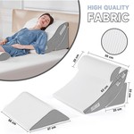 Topika - Bed Wedge Pillow Set for Adults Sleep Apnea & Post Surgery