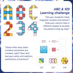 Topika Diamond Window Magnetic Tiles Building Set with Colour Box 120-Piece