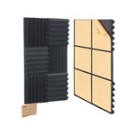 Topika - Self Adhesive Sound Proof Foam Panels for Walls - 50x50x5cm