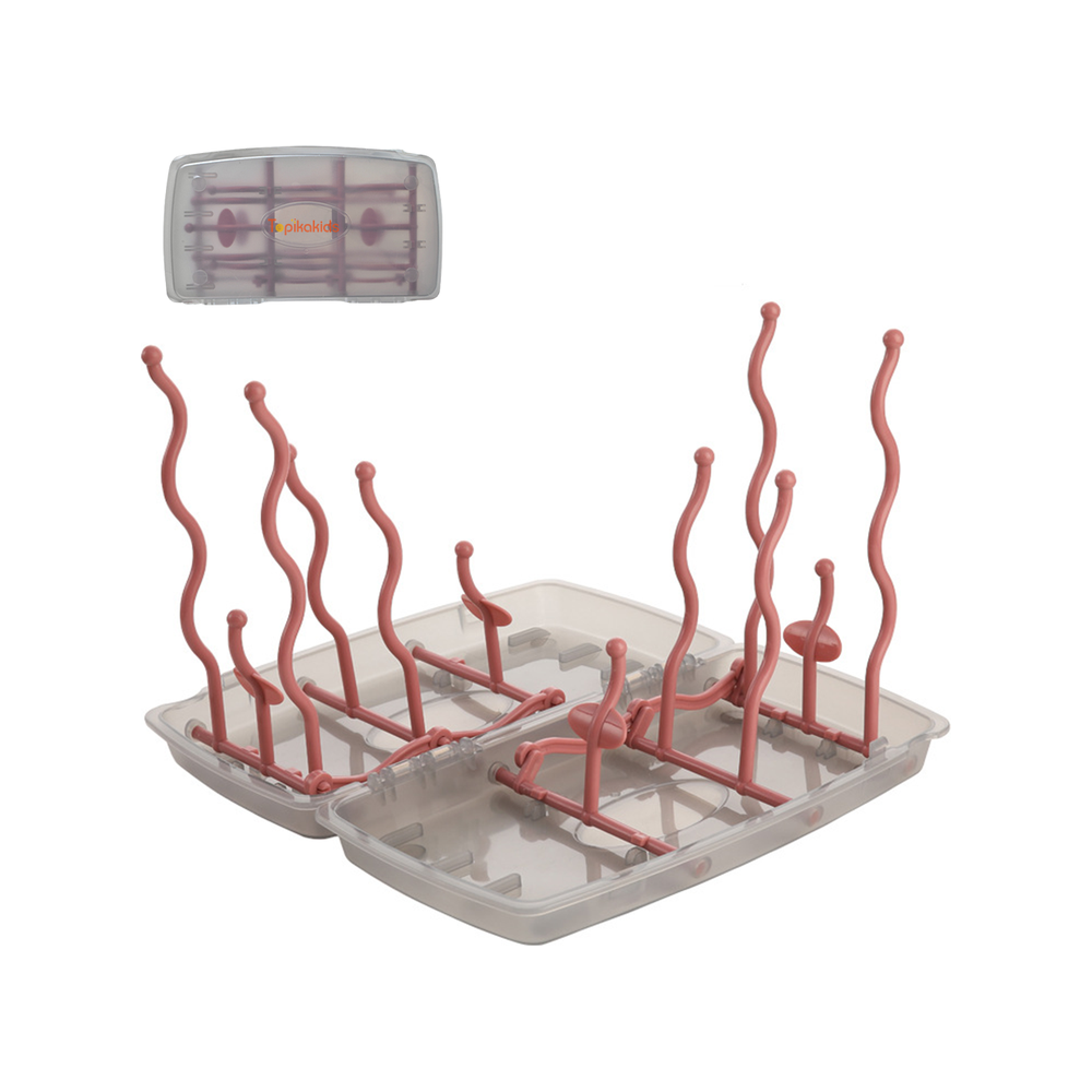 TopikaKids - Baby Bottle Drying Rack, Detachable Design, Space Saving TopikaKids - Baby Bottle Drying Rack, Detachable Design, Space Saving