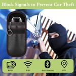 Topika Faraday Key Fob Protector Set Faraday Pouch and Box for Car Keys