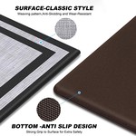 Topika Anti Fatigue Kitchen Mats 2pcs, Cushioned Non-Slip Floor Rugs, grey