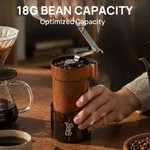 Bincoo - Manual Coffee Grinder,Hand Coffee Grinder,Folding Burr Coffee Mill