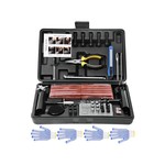 TopikaAuto 102 Pieces Heavy Duty Car Tire Repair Kit, Car Tire Plug & Patch Set