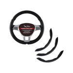 Topika- 3 x Carbon Fibre Steering Wheel Cover, Non-Slip Universal Protector