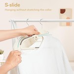 Topika - Plastic Hangers For Clothes, Non-Slip Adult Hangers 30/50 Pack