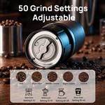 Bincoo - Grinder Coffee Machine, Electric Coffee Grinder,Portable Burr Mill